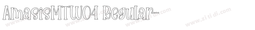 AmasisMTW04 Regular字体转换